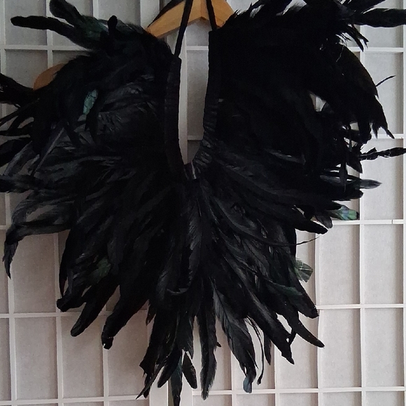 Amazing Feather ShoulderCollar/ Cape